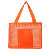 Bolsa de Malla de Nylon Rayada Bolsa Tote Transparente de Malla Bolsa de Compras de Malla Intercolor Bolsa de Playa Más LOGOTIPO