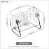 Caixa de armazenamento transparente de acrílico para controle remoto e celular de mesa, mesa de centro de sala de estar