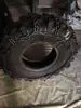 Veículo Agrícola Trator de Quatro Rodas Pneu Chevron Corrente Antiderrapante 11.2-28 Corrente de Garra Neve Antiderrapante Campo de Lama Tipo V