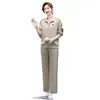 Traje Deportivo Casual de Terciopelo para Madres de Mediana Edad, Nuevo Estilo Otoño Invierno para Mujer, Marca de Ropa para Mujeres de Mediana Edad, Sudadera Gruesa de Alta Gama