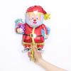 Globos navideños grandes decorativos de Cross Border, nuevos, con diseño de árbol de Navidad, alce, muñeco de nieve y globos de aluminio navideños.