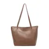 Bolso Grande Texturizado para Mujer 2026 Otoño Nuevo Estilo Moda Bolso de Hombro para el Trabajo Color Sólido Elegante Bolso de Mano