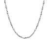 Collar Moebius de acero de titanio para hombre, nuevo, moderno, personalizado, combinable, ligero, de lujo, con cadena de clavícula de nicho, collar de cadena única para hombre.