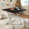 Mesa dobrável Mesa de jantar Simples Casa Quarto Dormitório Aluguel Quarto Stall Portátil Pequena Mesa quadrada Mesa de jantar