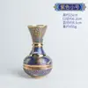 India Pavo Real Pintado Jarrón de Cobre Buda Guanyin Botella Purificadora de Agua Botella de Suministro Frontal de Buda Jarrón de Cobre Botella Tesoro