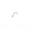 Novo prego de nariz Shambhala em aço inoxidável com strass completo, argola de nariz, brincos em forma de S, fábrica de origem, joias para piercing, atacado