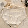 Rougeng Tianlei~Calcinhas Novas Femininas Outono Inverno 2025. Roupa Íntima de Alta Elasticidade Feminina Algodão Puro