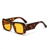 Gafas de Sol Cuadradas de Montura Gruesa con Borde Ancho, Modernas, que Hacen que el Rostro Parezca Más Pequeño, Versátiles y con Estilo para Fotografía Callejera, Gafas de Sol con Protección Solar