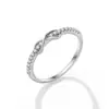 Anillo de Diamante Brillante Ultradelgado Estilo Xiaohongshu, Sensación de Lujo Ligero y Gama Alta, Anillo para Dedo Índice, Anillo de Nicho, Venta al por Mayor de Una Pieza