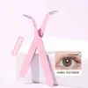 Pinzas Rosas para Pestañas Postizas Principiante Pinza de Pluma Dorada Herramienta Profesional para Injertos Especial para Extensiones de Pestañas Cabeza Redonda