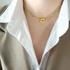 Estilo Japonês e Coreano Doce Estilo Fada Metal Flor de Ameixa Ot Fivela Design Colar Pulseira Banhado a Ouro Exquisito conjunto Joias