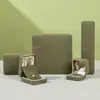 Caja de Joyería de Microfibra Personalizada, Caja para Anillos, Caja de Empaque para Pulseras y Collares, Caja para Colgantes y Pulseras, Caja para Pendientes Transfronteriza