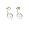 Pendientes de perlas de imitación para mujer, elegantes y atmosféricos, de moda veraniega, con un diseño de nicho ligero y lujoso, 2024.