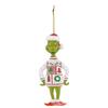 2025 Nuevo Monstruo de Pelo Verde Decoración Navideña Adornos Colgantes Dibujos Animados Colgante para Árbol de Navidad Decoración Interior para Coche Navideño