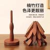 Alfombrilla Aislante Térmico Decoración de Mesa, Alfombrilla Aislante Térmico de Madera Maciza con Forma de Árbol, Alfombrilla Aislante Térmico de Árbol Pequeño, Plato Plegable Creativo con Forma de Árbol