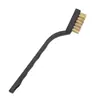 Escova de Aço Inoxidável para Remoção de Ferrugem Doméstica Não. 7 Escova de Aço Cobre para Limpeza Industrial Nylon Criptografado Escova de Limpeza para Polimento de Fogão