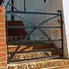 Fornecimento Direto de Subei Porta de Ferro Forjado para Pátio Porta de Ferro Forjado para Casa de Jardim Porta Elétrica Porta Deslizante