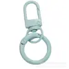 Llavero de Color Macaron Accesorio DIY Colgante Hebilla de Puerta de Color Caramelo Anilla de Resorte Llavero Adorno Colorido