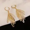 Brincos Populares da Moda de 2024, Anti-Mosquito, com Franjas Longas, Estilo Retrô