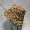 Sombrero de Pescador Informal Versátil de Cuadros Estilo Coreano Otoño Invierno Ins Vibe Cálido Transpirable Retro Alta Calidad
