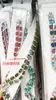 Acessórios de Verão Multicor, Pulseiras Simples de Zircônia Que Não Desbotam, Joias Femininas, Joia de Mão com Zircônia Colorida, Atacado em Estoque