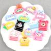 Sanrio saco de escola dos desenhos animados acessórios de resina carta marca creme cola caso de telefone material DIY buraco sapatos fivela decoração