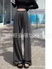 Pantalones Cargo Casuales de Color Sólido con Botones y Múltiples Bolsillos para Mujer, Otoño Nuevo Transfronterizo 2025, Pantalones Rectos Sueltos de Moda