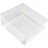 Caja de Embalaje de PVC Transparente de Alta Definición Caja de Plástico PET Caja de Plástico Fijo Caja Plegable Transparente de Lote Pequeño con Textura de Sarga