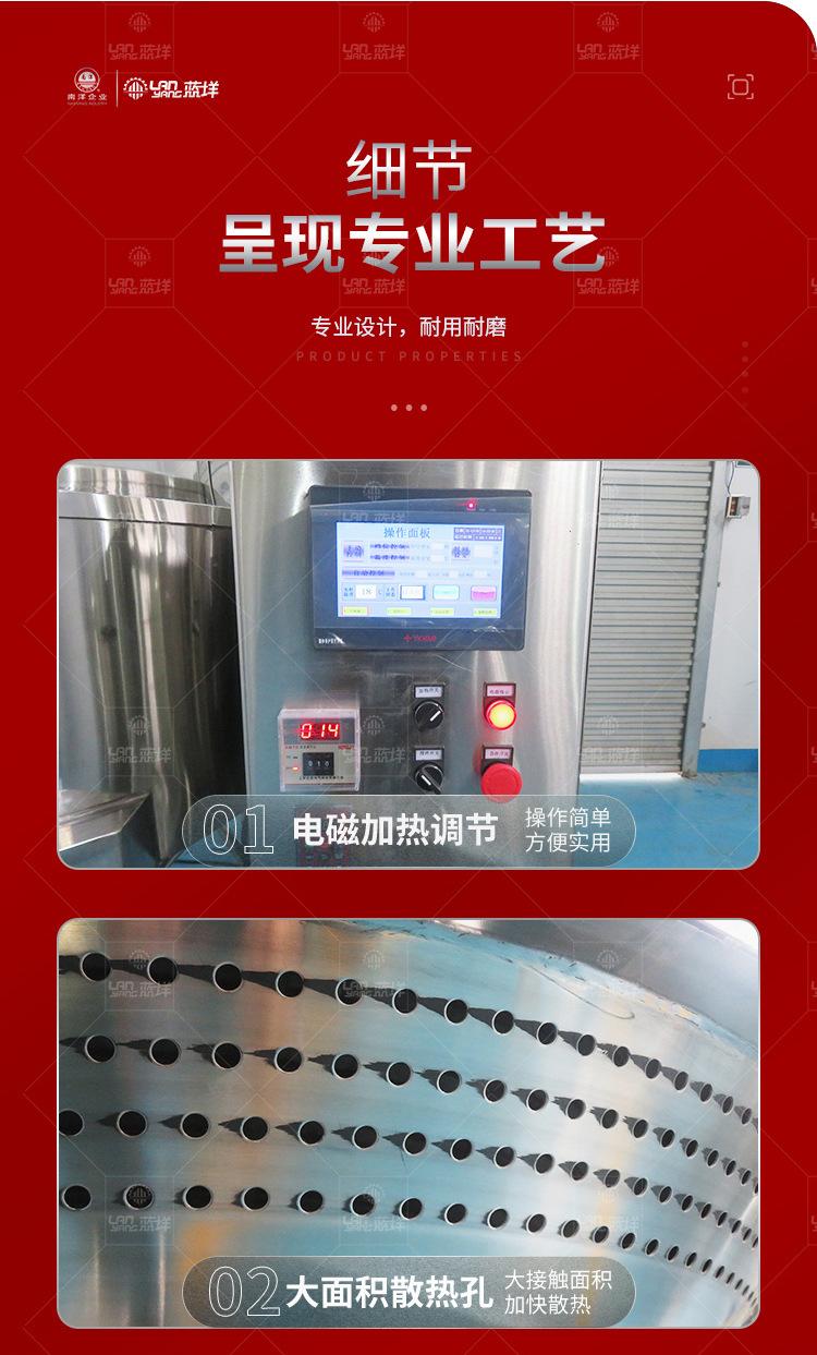 南洋夹层锅——电磁加热蒸煮锅w_12