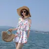 Traje de baño de playa al por mayor suministro transfronterizo traje de baño dividido conservador para mujer coreana traje de baño hermoso de espalda para mujer