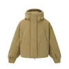 Yidao Vintage 25 Invierno Nuevo Desestructurada con Capucha 90 Chaqueta de Plumón de Pato Blanco para Hombre y Mujer Suelta Casual Cálida Chaqueta de Plumón