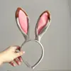 Set de Diadema de Conejita de Pascua y Halloween Transfronterizo Accesorios de Cosplay Orejas de Conejo Diadema Niños y Adultos