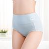Ropa interior de algodón para mujer antibacteriana en la entrepierna, Ropa interior de algodón puro de cintura alta para mujer, Ropa interior de cintura alta con control de abdomen posparto, Venta al por mayor desde el fabricante
