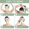 Mascarilla facial delgada con efecto explosivo transfronterizo, pequeña, con forma de V, ajustada, de líneas finas, transpirable y con vendaje en forma de V.