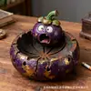 Cenicero de Resina Personalizado Divertido e Interesante con Forma de Mangostán, Adornos para el Hogar, Oficina, Escritorio, Cenicero Creativo, Personalización
