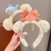 Linda Diadema Lavado Facial de Felpa Diadema Cabeza de Cangrejo Tiburón Oso Estéreo Pasador Acuario Parque de Atracciones Accesorios para el Cabello