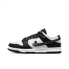 Tênis Originais Dunks Sb de Putian, Preto e Branco Panda Cinza Sombra, Ano do Coelho Baixo Casual Unissex Tênis Esportivo Simpson