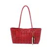 Bolso de Mano Tejido Hueco para Mujer 2026 Nuevo Otoño Gran Capacidad Lujo Ligero Nicho Moda Casual Bolso de Hombro