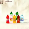 Accesorios de Fotografía para Bebidas Gaseosas, Jugos y Alimentos Accesorios Bjd Ob11 Casa de Muñecas Bebidas en Miniatura