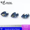 Flor de Gelo Cortada em Forma de Pera Gota d'Água 0,5-3 Quilates Moissanita Azul Natural Pedra Solta com Fabricante da Fonte Gra