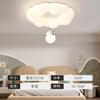 Lámpara de techo estilo crema francesa para dormitorio principal, romántica, con protección para los ojos, para sala de estar, lámparas colgantes, ambiente moderno y sencillo, Zhongshan
