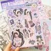 39.9 Yuan por 50 Hojas del Libro de Pegatinas Domi, Set Completo de Pegatinas de Caracteres Coreanos, Alternativa a las Pegatinas de Diario 'Korean Hot Girl'