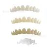 Accesorios Decorativos Fila Superior Cubierta de Dientes Blancos Silicona Realista Cubierta de Dentadura Postiza Fila Superior Dentaduras Realistas Dentaduras de Plástico