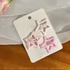 Presilha de Cabelo com Franja Doce Rosa, Acessório de Cabelo Feminino, Presilha Bico de Pato, Grampo de Cabelo Coração de Celebridade da Internet, Presilha de Cabelo Fofa, Acessório de Cabelo