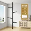 Barras de soporte telescópicas ajustables para balcones, tendederos y cortinas - una barra retráctil multifuncional, resistente y sin taladro