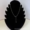Cadena de Hada S925 Plata de Ley para Mujer, Súper Brillante y de Alta Gama, Collar para Clavícula, Cadena Italiana Hecha a Mano, Ajustable y Extensible
