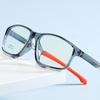 Gafas deportivas para hombre, venta al por mayor, TR, montura de protección ocular para exteriores, gafas de silicona para mujer, juego de patas, caja para gafas de miopía