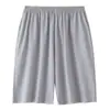 Shorts de Pijama de Modal Masculino Finos Primavera Verão Tamanho Plus Calças Casuais Esportivas Masculinas Confortáveis Simples para Casa