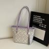 Bolsa Primavera Novo Estilo Design Nicho Grande Capacidade 2025 Tendência de Moda Bolsa Tote de Ombro Simples Feminina