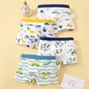 Roupa Íntima Popular para Meninos de 3 a 12 Anos Xiyin Amazon Mais Vendida Roupa Íntima Infantil Boxer 100% Algodão Roupa Íntima para Menino